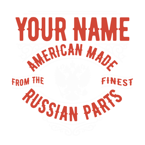 personalized Russian Parts design