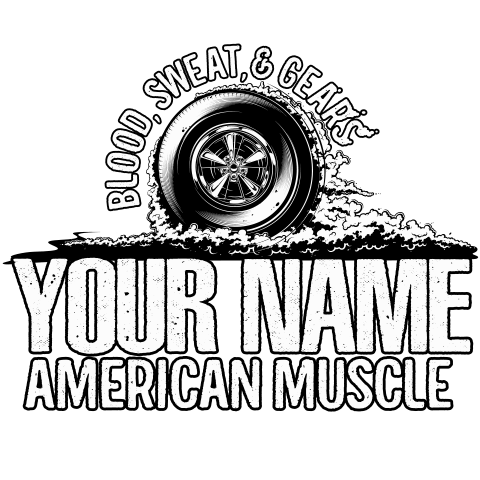 personalized American Muscle design