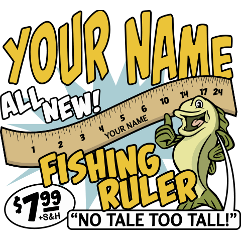 personalized Fishing Ruler design