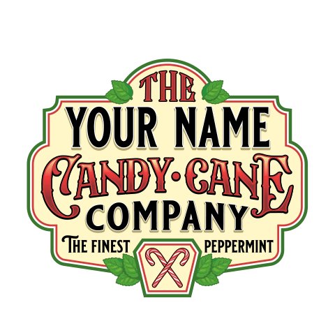 personalized Candy Cane Company design
