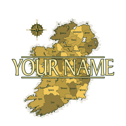personalized Irish Heritage design