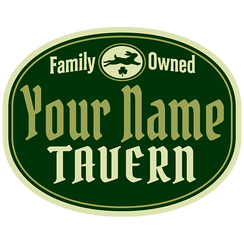 personalized Irish Tavern design