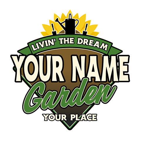 personalized Livin' The Dream Garden design