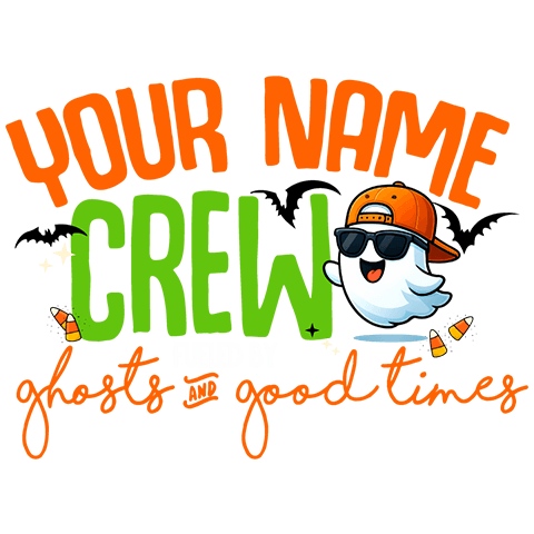 personalized Ghosts And Good Times design