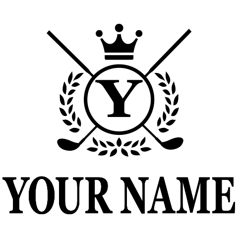 personalized Golf Monogram design