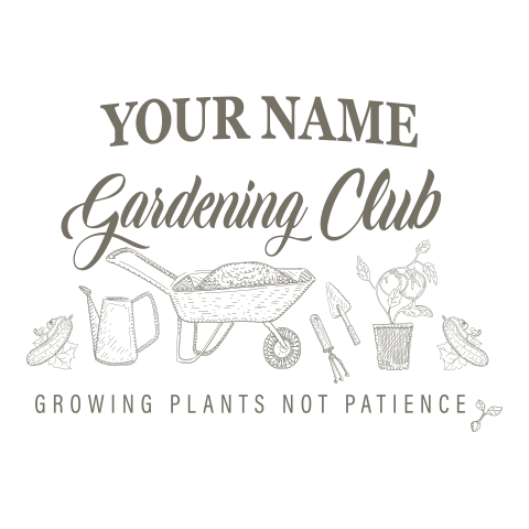 personalized Gardening Club design