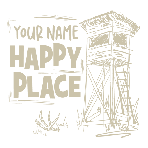 personalized Hunting Happy Place design