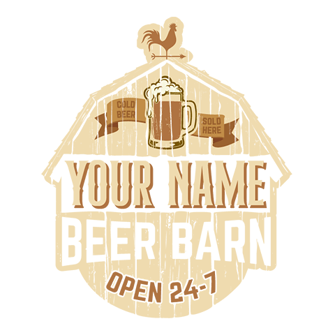 personalized Beer Barn design