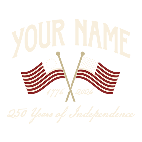 personalized Celebrating 250 Years design