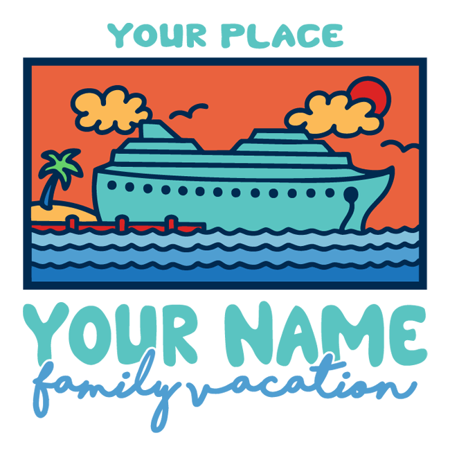 personalized Family Fun Cruise design