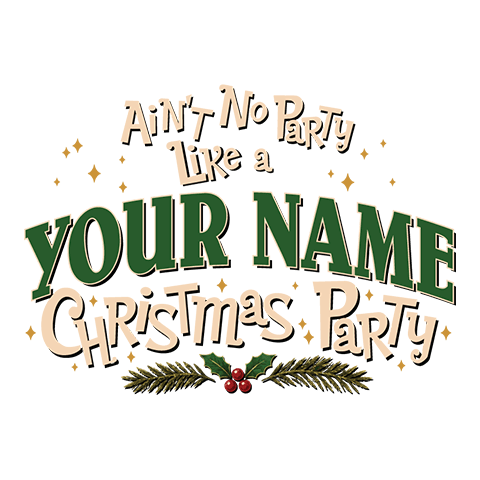 personalized Christmas Party design