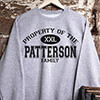 Property of Family Sports Grey Adult Sweatshirt ALT1 Thumbnail