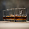 Country Club Clear Rocks Glass - Engraved (set of 4) ALT1 Thumbnail