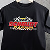 Racing Team Black Adult T-Shirt ALT1 Thumbnail