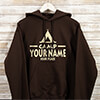 Camp Dark Chocolate Adult Hooded Sweatshirt ALT1 Thumbnail