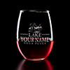 Lake Clear Stemless Wine Glass - Engraved (set of 4) ALT1 Thumbnail
