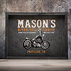 Motorcycle Service Black Framed Wall Art 16.5 x 12.5 ALT1 Thumbnail