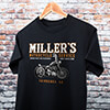 Motorcycle Service Black Adult T-Shirt ALT1 Thumbnail