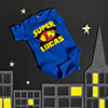 Super Royal Blue Baby Bodysuit ALT1 Thumbnail