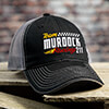 Classic Racing Team Black/Charcoal Embroidered Trucker Hat ALT1 Thumbnail