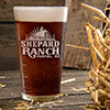 Ranch Clear Pint Glass - Engraved (set of 4) ALT1 Thumbnail