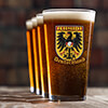 German Eagle Clear Pint Glass - Color Printed (set of 4) ALT1 Thumbnail