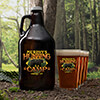 Bear Hunting Camp NA 1 Color Printed Growler 4 Color Pint Glass Gift Set ALT1 Thumbnail
