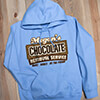 Chocolate Removal Service Carolina Blue Adult Hooded Sweatshirt ALT1 Thumbnail