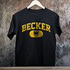 German Varsity Black Adult T-Shirt ALT1 Thumbnail