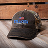 American Flag Brown/Camo Embroidered 2-Tone Camo Hat ALT1 Thumbnail