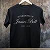 In Memory Of Black Adult T-Shirt ALT1 Thumbnail