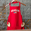 American Varsity Red Apron ALT1 Thumbnail