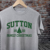 Christmas Varsity Sports Grey Adult T-Shirt ALT1 Thumbnail