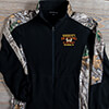 Moose Hunting Camp Black/Realtree Camo Camo Microfleece Full Zip Jacket ALT1 Thumbnail