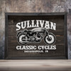 Classic Cycles Black Framed Wall Art 16.5 x 12.5 ALT1 Thumbnail