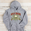 Golf Classic Sports Grey Adult Hooded Sweatshirt ALT1 Thumbnail