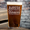 Zombie Removal Service Clear Pint Glass - Engraved (set of 4) ALT1 Thumbnail