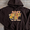 Turkey Day Dark Chocolate Adult Hooded Sweatshirt ALT1 Thumbnail