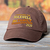 I Survived Thanksgiving Brown Embroidered Hat ALT1 Thumbnail