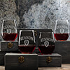 Irish Harp Clear Stemless Wine Glass - Engraved (set of 4) ALT1 Thumbnail