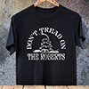 Don't Tread Black Adult T-Shirt ALT1 Thumbnail