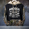 Classic Cars Black/SFG Camo Adult 2-Tone Camo Hooded Sweatshirt ALT1 Thumbnail