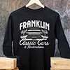 Classic Cars Black Adult Long Sleeve ALT1 Thumbnail