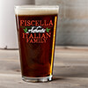 Italian Family Clear Pint Glass - Color Printed (single) ALT1 Thumbnail