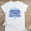 Vintage Captain White Adult T-Shirt ALT1 Thumbnail