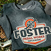 Pedal Works Dark Heather Adult T-Shirt ALT1 Thumbnail