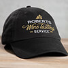 Classic Wine Tasting Services Black Embroidered Hat ALT1 Thumbnail
