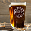 Wood Shop Clear Pint Glass - Engraved (set of 4) ALT1 Thumbnail