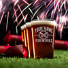 Fireworks Clear Pint Glass - Engraved (set of 4) ALT1 Thumbnail