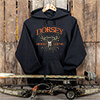 Archery Hunting Black Adult Hooded Sweatshirt ALT1 Thumbnail